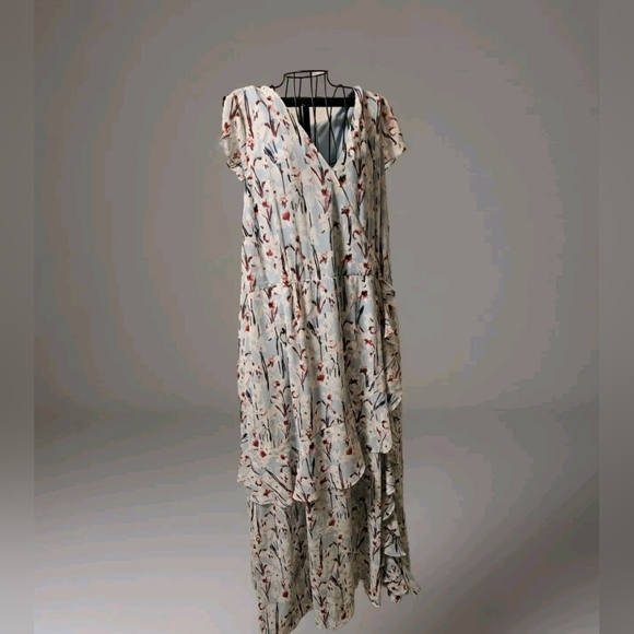 Haute Hippie Italian Cottagecore Quiet Luxury Layered Maxi Dress 2X - Picture 1 of 12